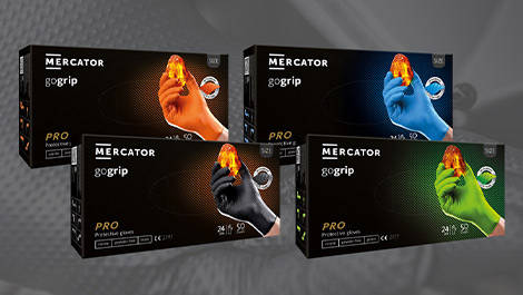 Особопрочные нитриловые перчатки GOGRIP и IDEALL